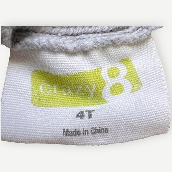 Crazy 8 Girls Toddler Kids Short Sleeve Knit Pullover Owl Sweater. 4. 4T. - Picture 4 of 5